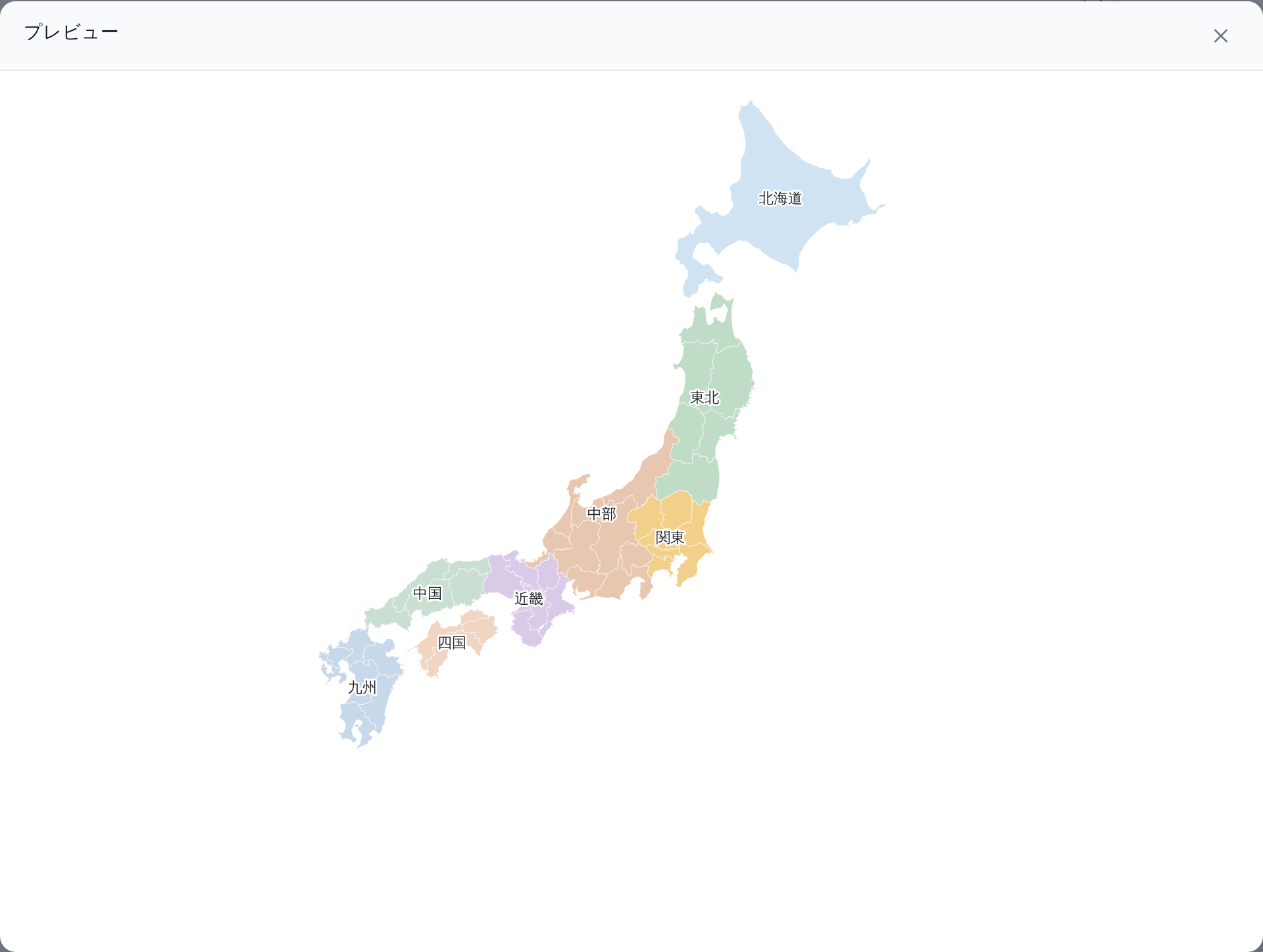 The preview modal inside the editor, so you can check a map without leaving the edit screen.