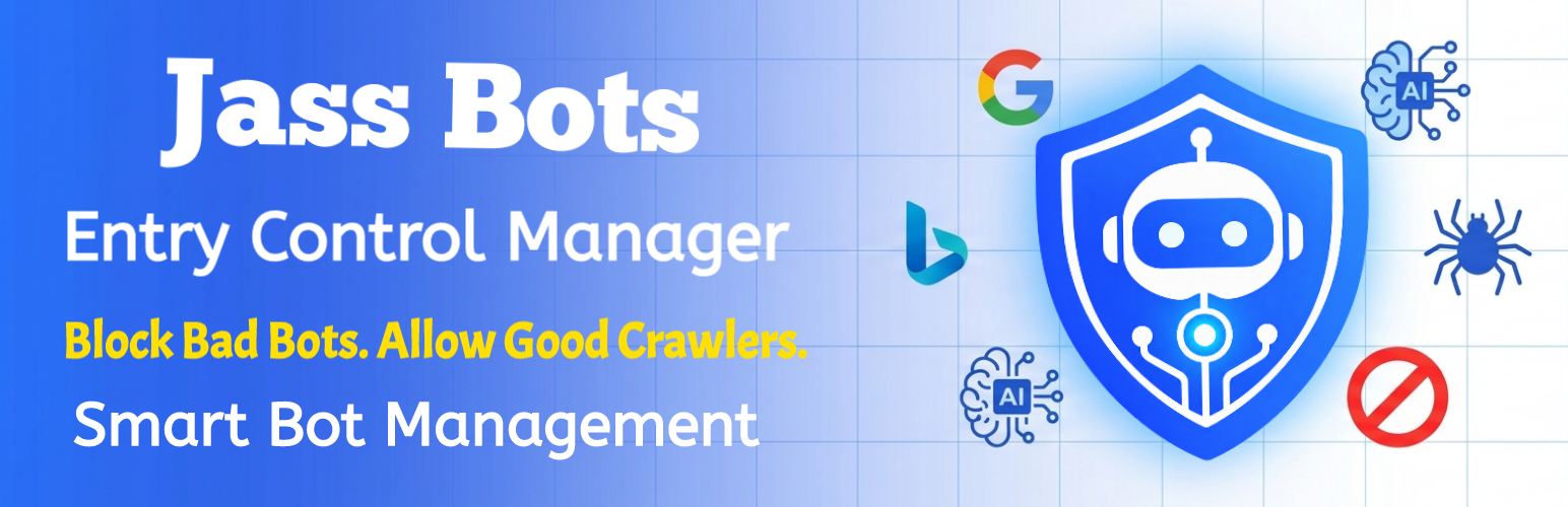 WordPress 外掛 Jass Bots Entry Control Manager 的封面圖片