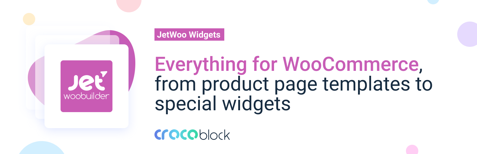 WordPress 外掛 JetWidgets for Elementor and WooCommerce 的封面圖片。