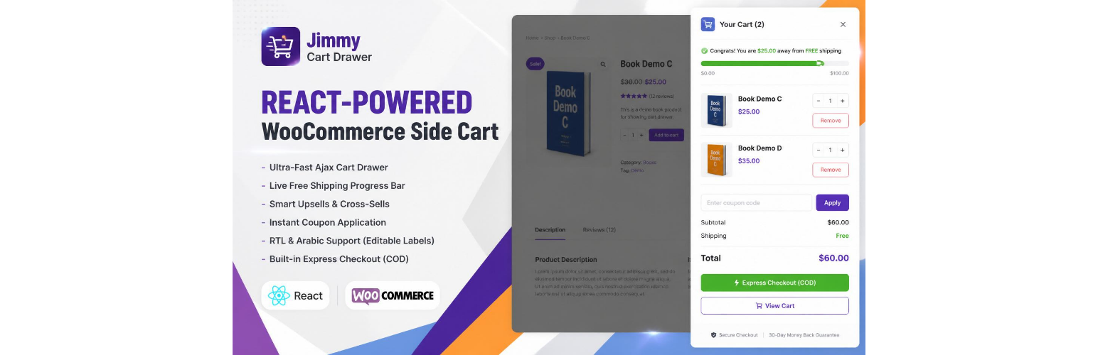 Jimmy Cart Drawer for WooCommerce