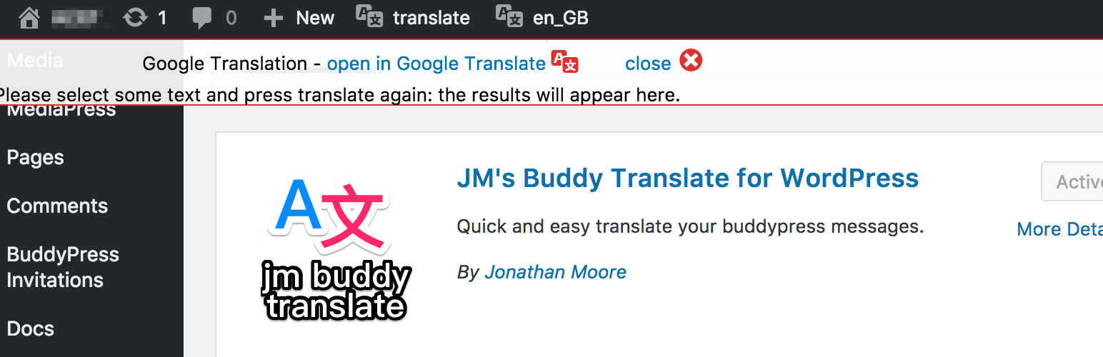 JM Buddy Translate