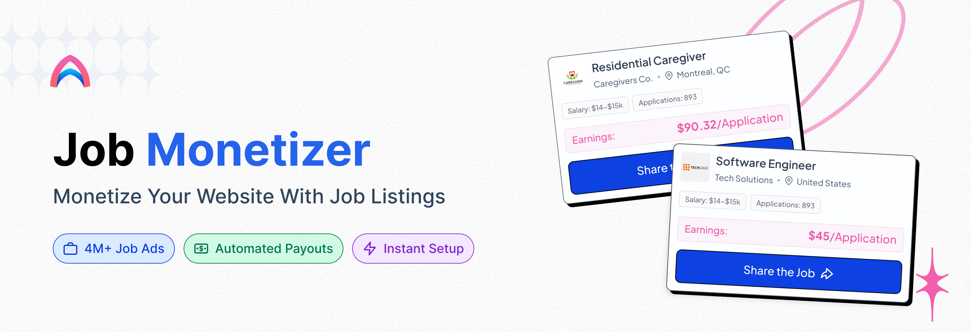 WordPress 外掛 Job Monetizer 的封面圖片