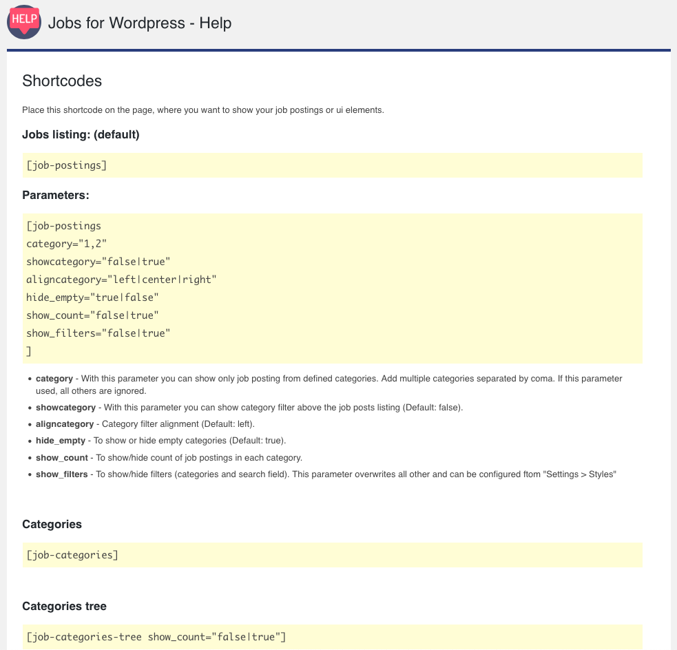 Job Postings
