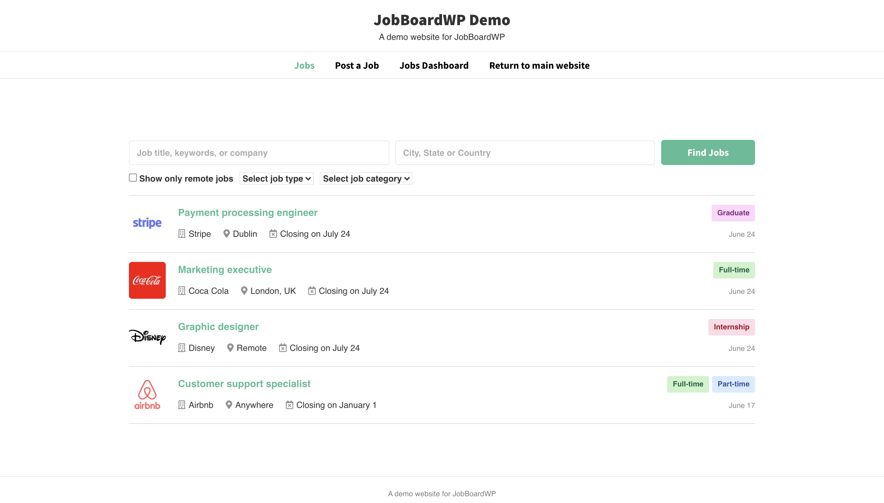 JobBoardWP &#8211; Job Board Listings and Submissions