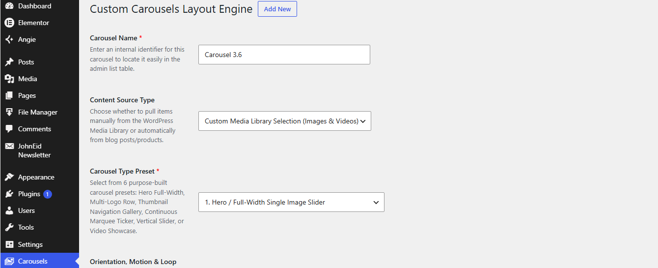 Johneid Image and Logo Carousel