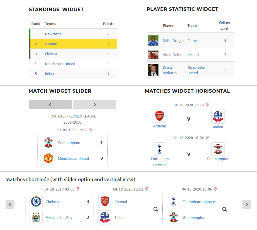 JoomSport – for Sports: Team & League, Football, Hockey & more Screenshot