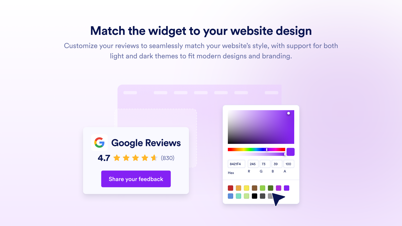 Jotform Review Widgets for Google