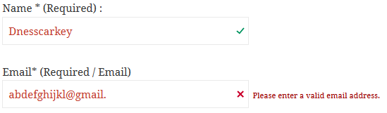 Validation Error Theme 3 (Only Available in Pro Version)
