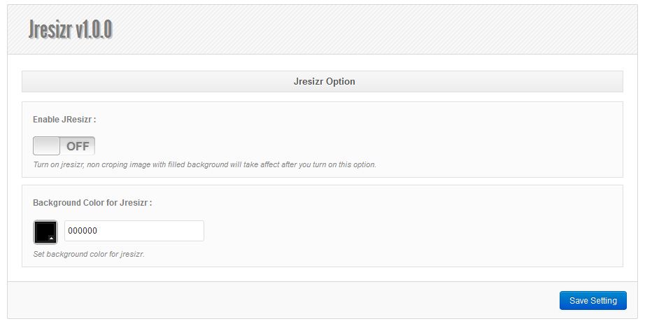 A screenshot of the plugin's admin settings page and result.