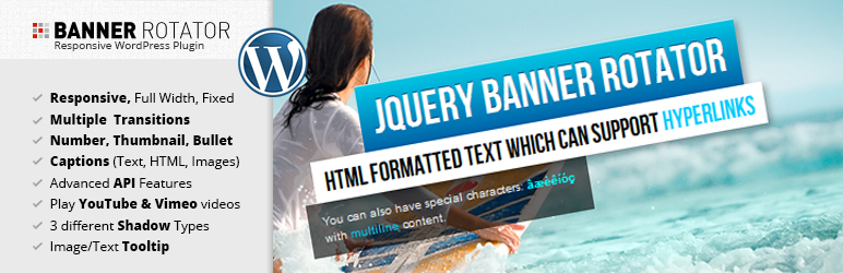 jQuery Banner Rotator WordPress Plugin