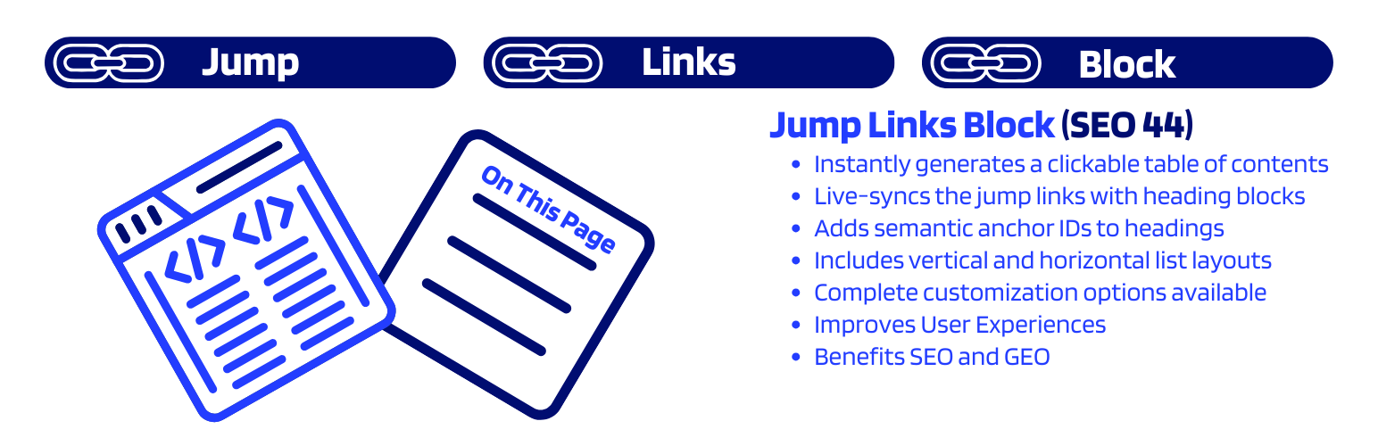 Jump Links Block (SEO 44)