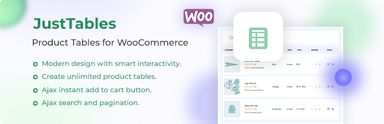 WooCommerce Product Table Lite – Plugin WordPress