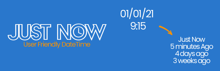 Just Now – User Friendly Date Time