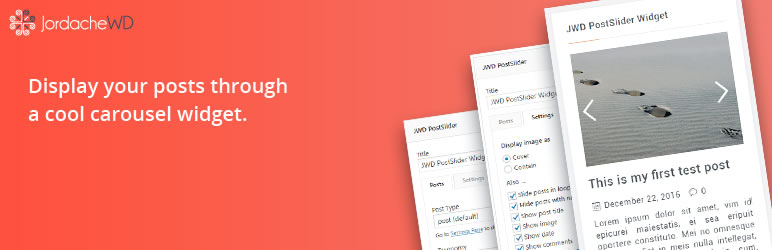 JWD PostSlider Widget
