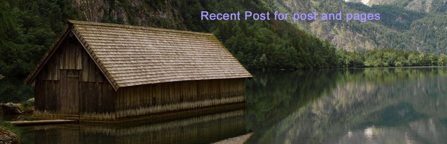 Kailash Recent Post Pages