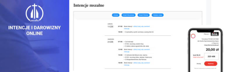 Kalendarz intencji – Parafio.com