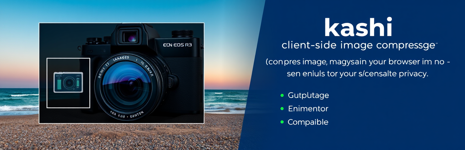 Kashii Client‑Side Image Compressor