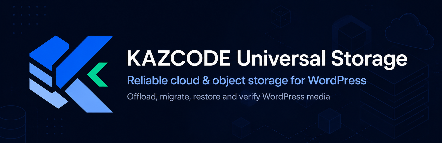 KAZCODE Universal Storage