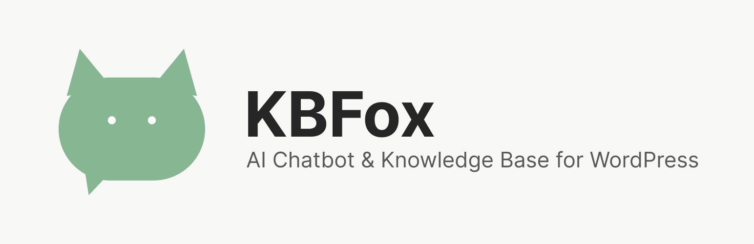 WordPress 外掛 KBFox 的封面圖片