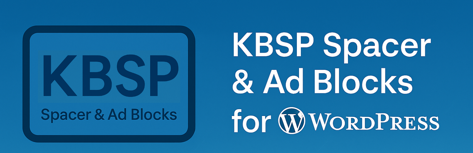 KBSP Spacer & Ad Blocks
