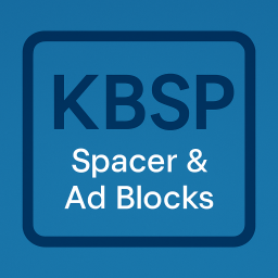 KBSP Spacer & Ad Blocks Icon