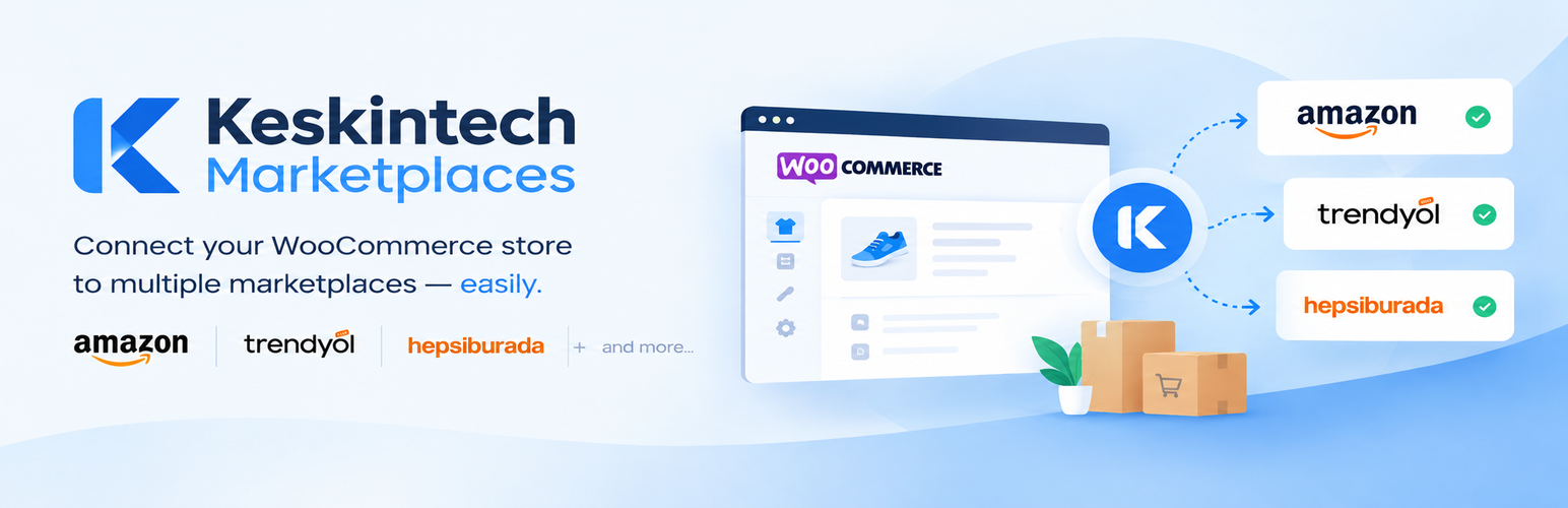 WordPress 外掛 Keskintech Marketplaces 的封面圖片