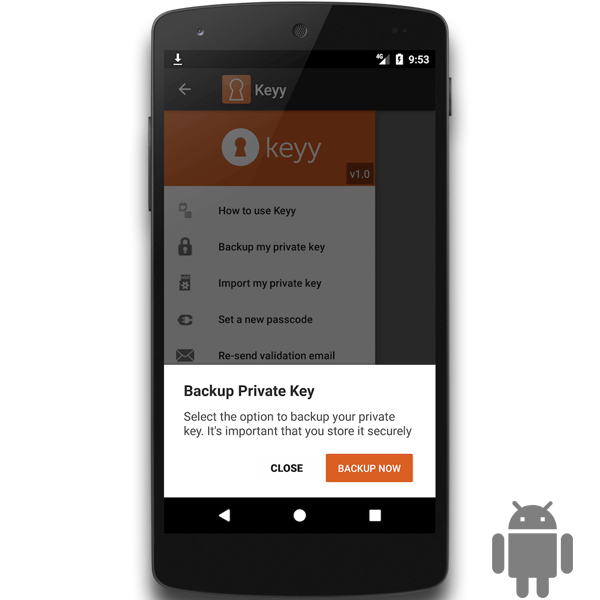 <p>Keyy Android edit site screen</p>