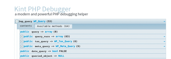 Kint PHP Debugger