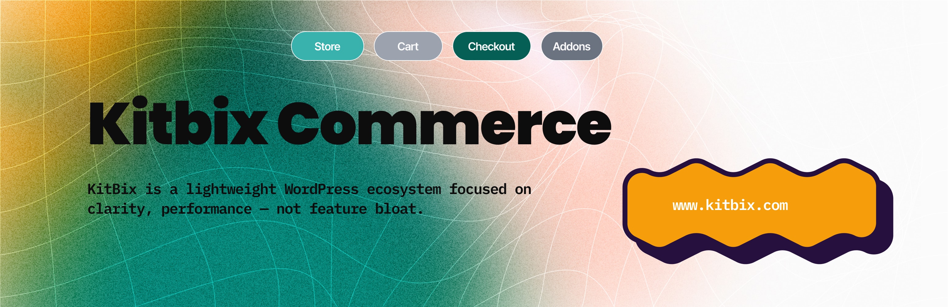 WordPress 外掛 Kitbix Commerce 的封面圖片。