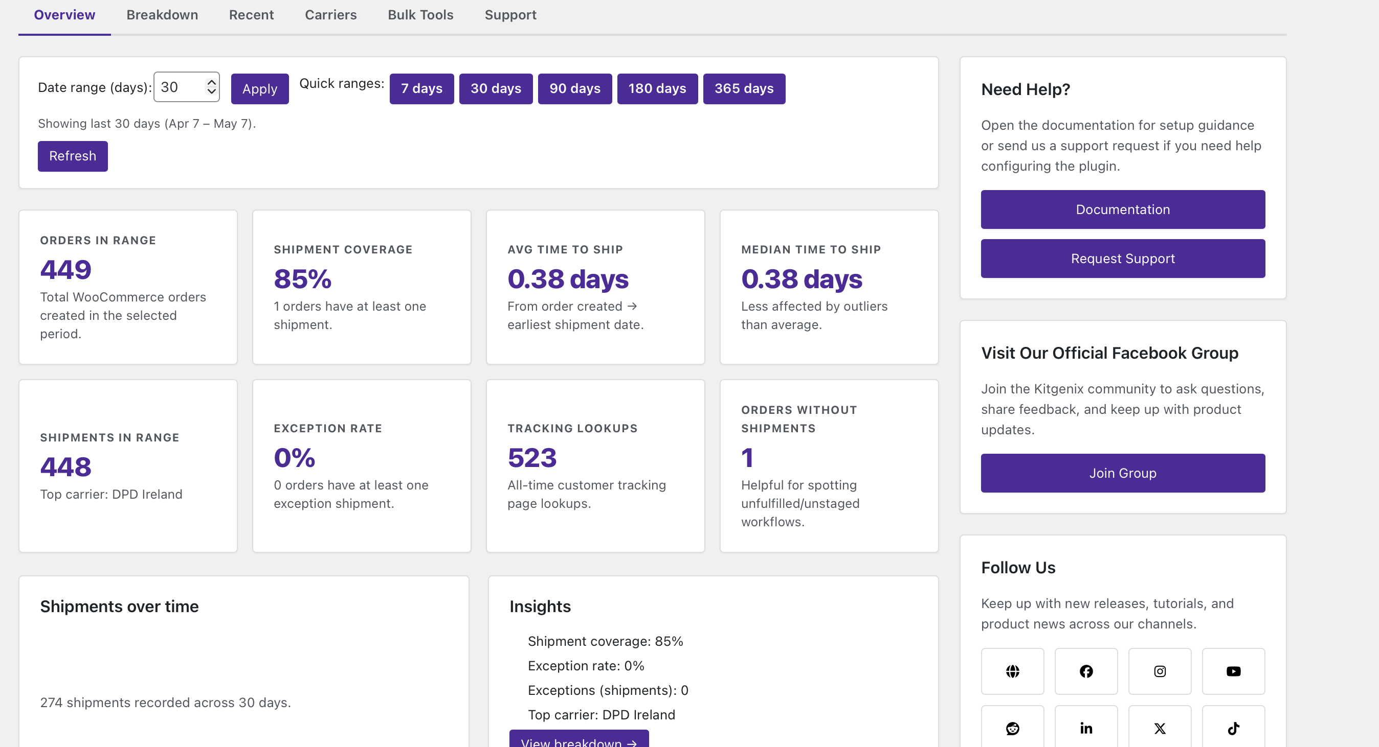 Kitgenix Order Tracking for WooCommerce