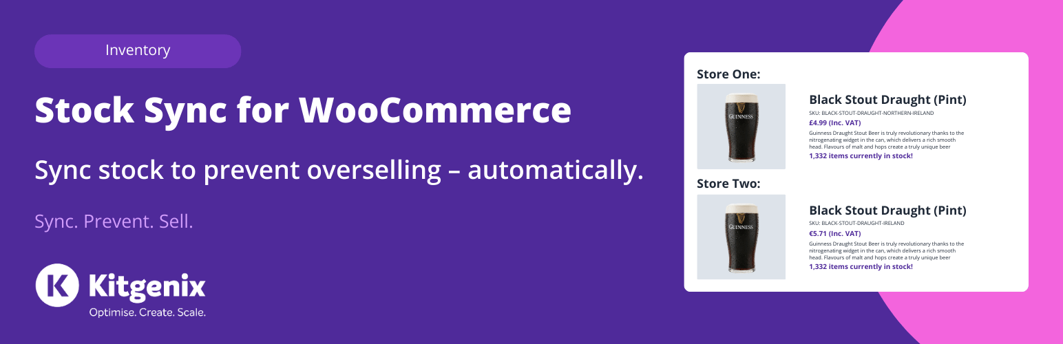 Kitgenix Stock Sync for WooCommerce