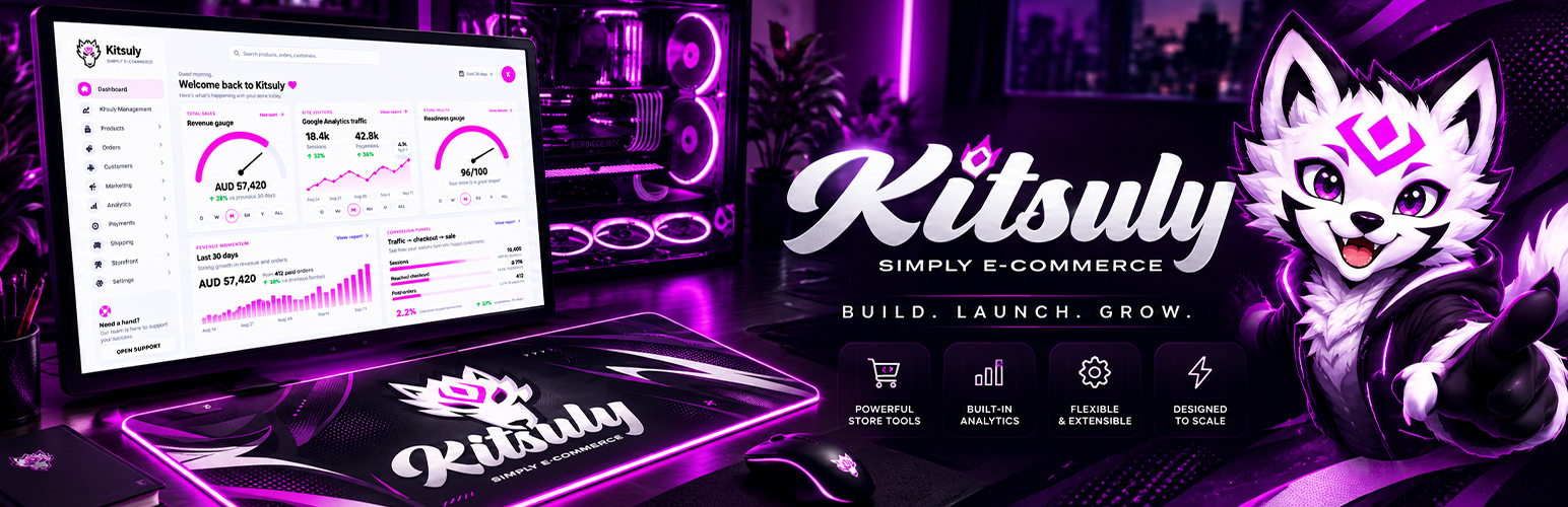 WordPress 外掛 Kitsuly Commerce 的封面圖片