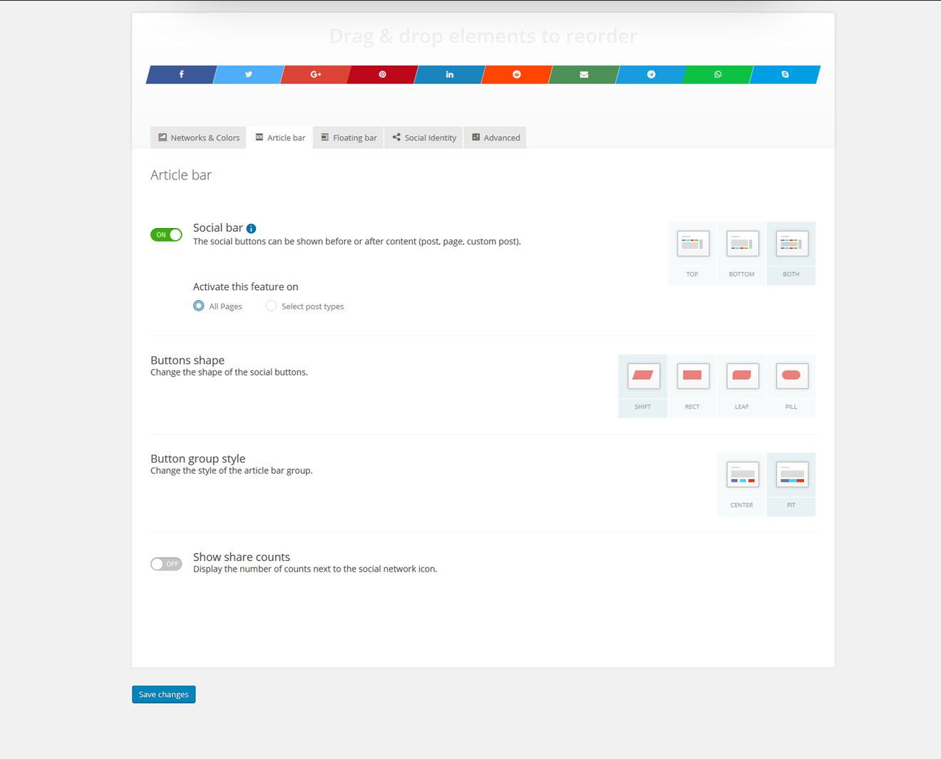 Social Sharing Plugin &#8211; Kiwi