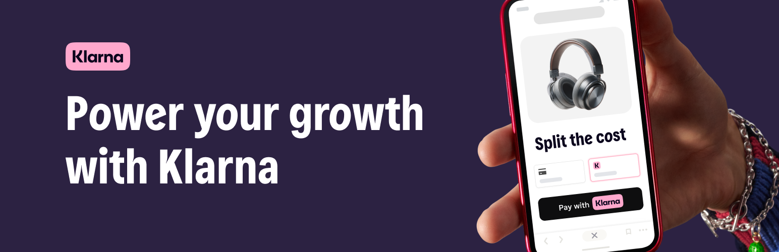 WordPress 外掛 Klarna for WooCommerce 的封面圖片。