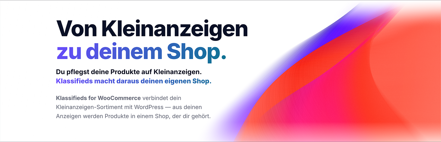 Klassifieds for WooCommerce