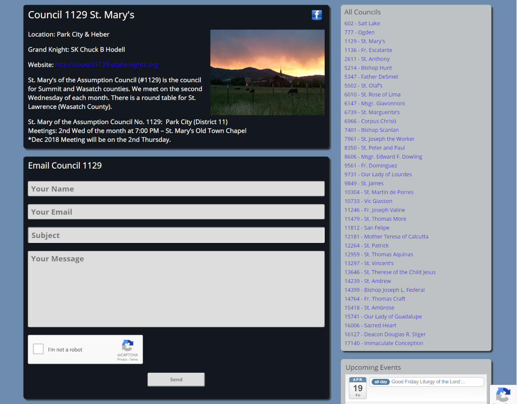 Council Page