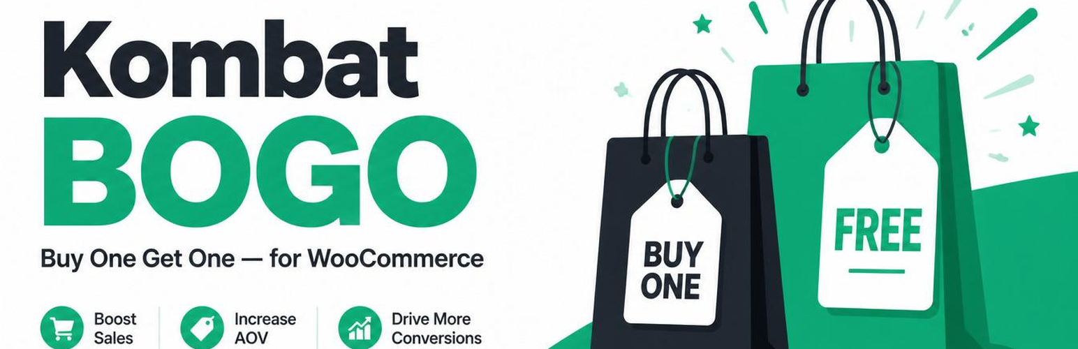 Kombat BOGO – Buy One Get One for WooCommerce