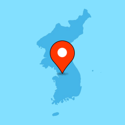 Korea Map logo