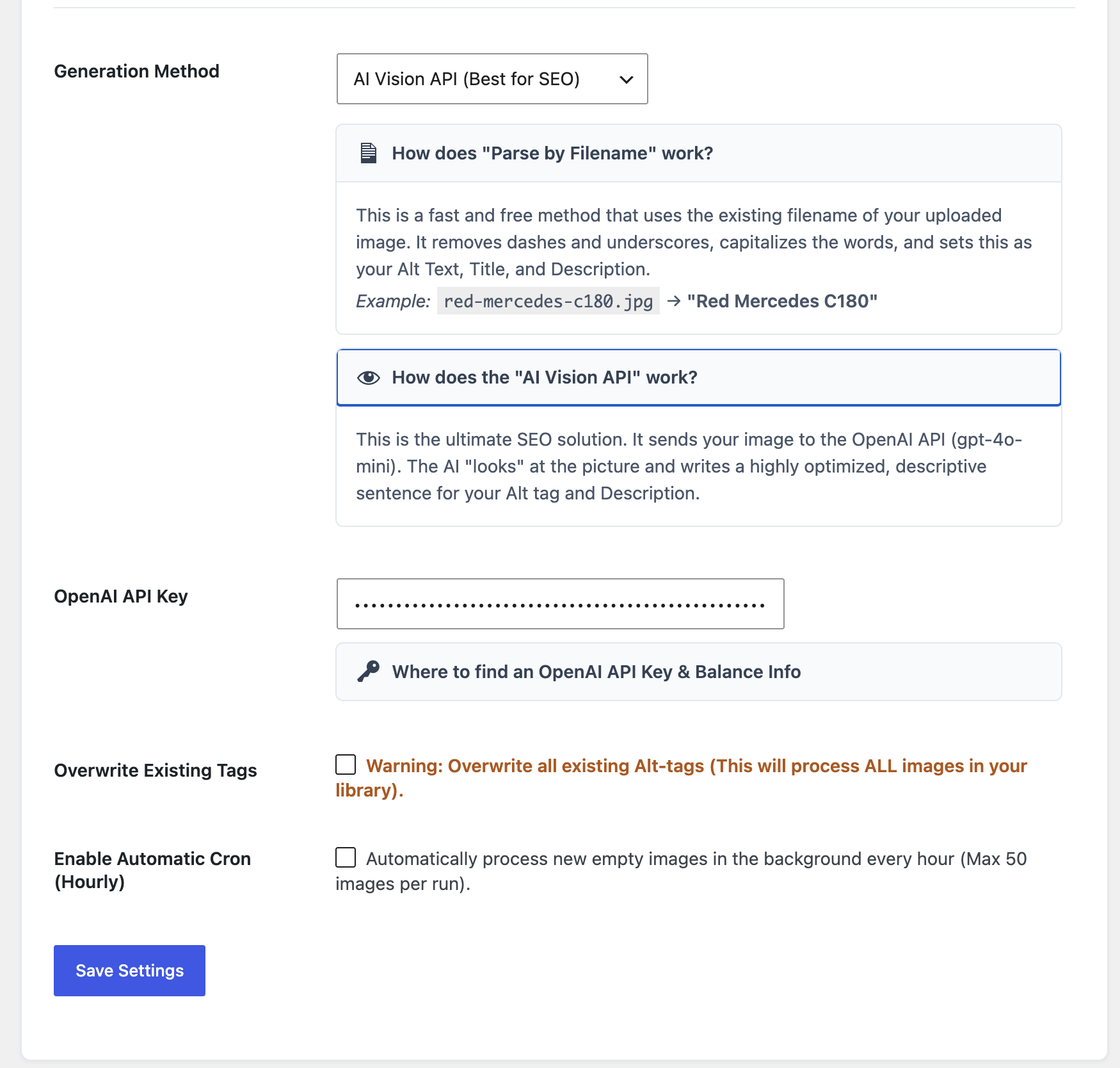 The Bulk SEO Monitor in action.