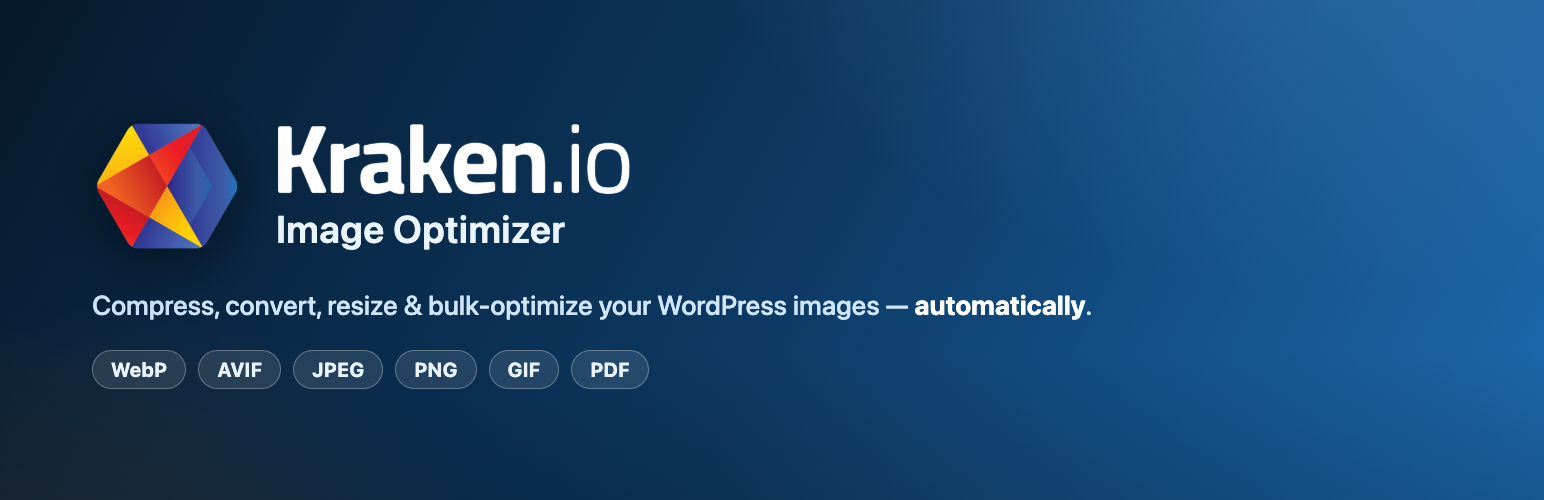 Kraken.io Image Optimizer – Compress, Convert to WebP & AVIF, Resize & Bulk Optimize