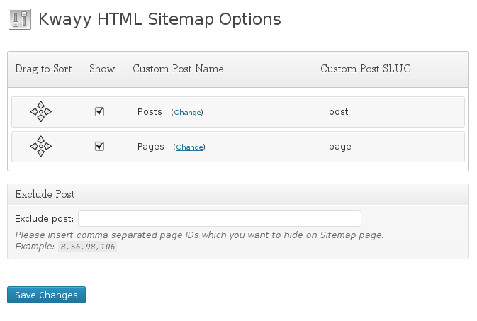 Kwayy HTML Sitemap