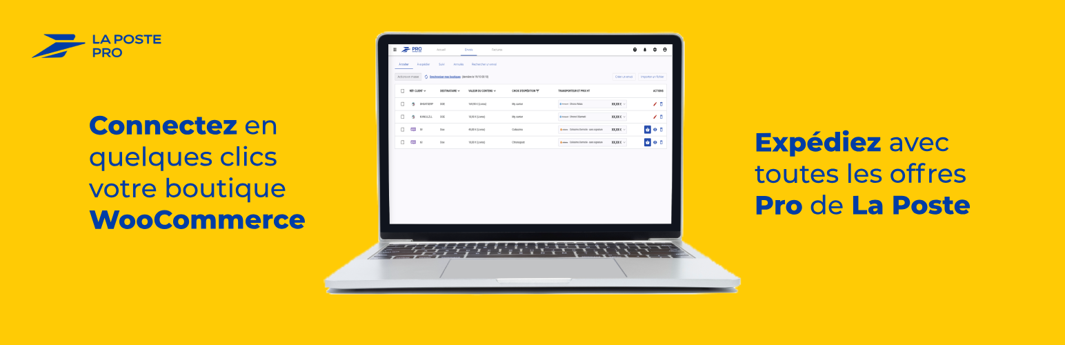 La Poste Pro Expéditions WooCommerce