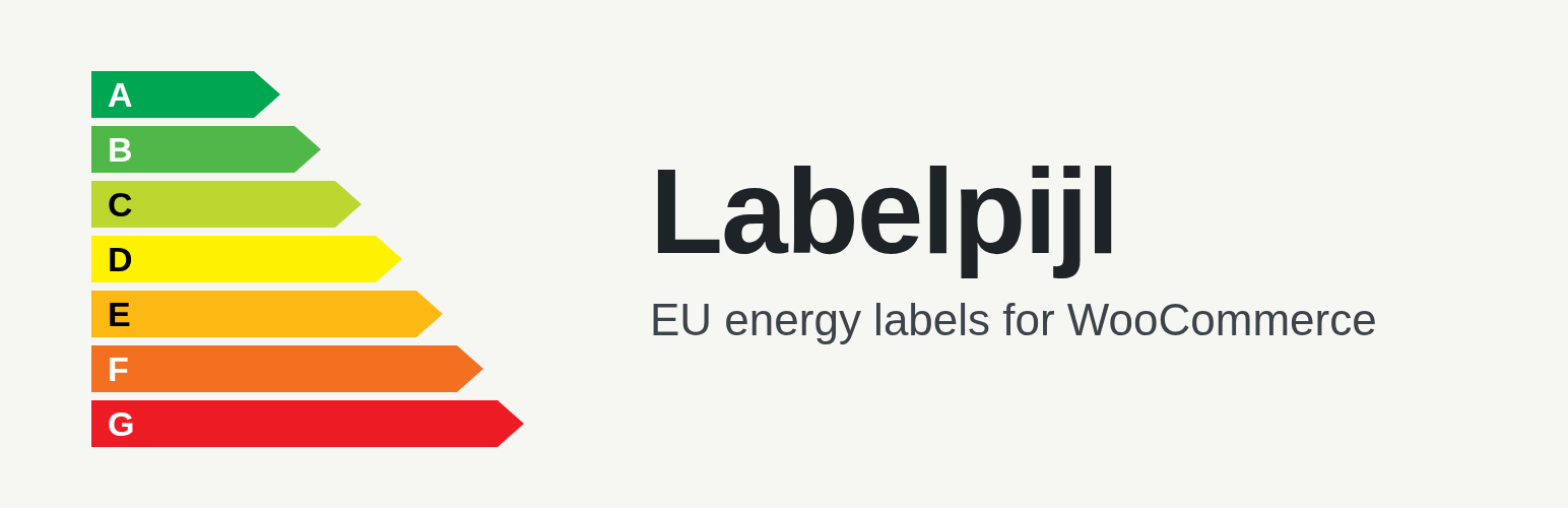 WordPress 外掛 Labelpijl – EU Energy Label for WooCommerce 的封面圖片