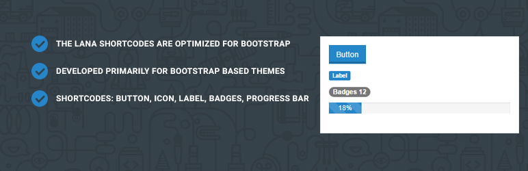 Product image for Lana Shortcodes.