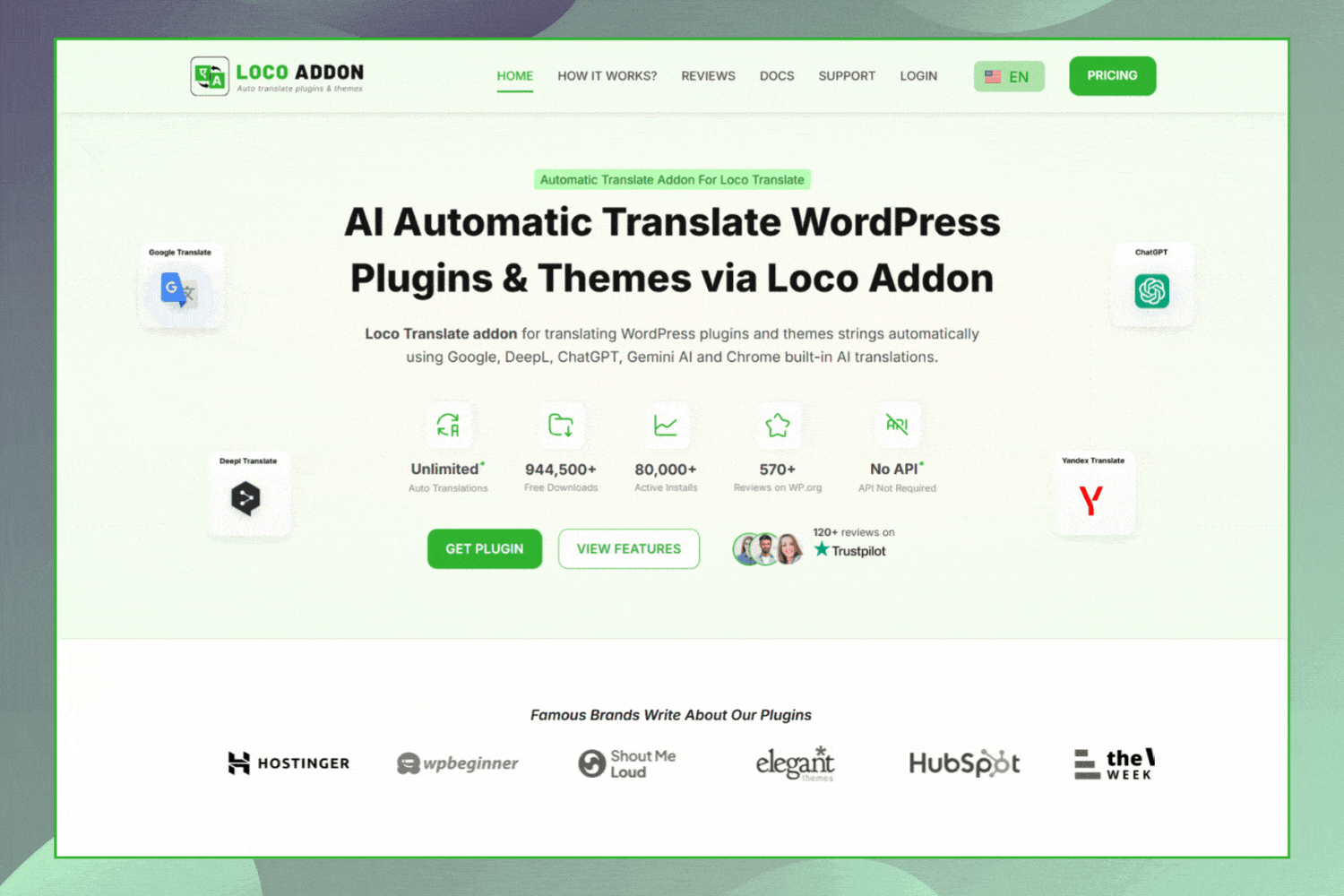 Language Switcher Module Frontend Preview.