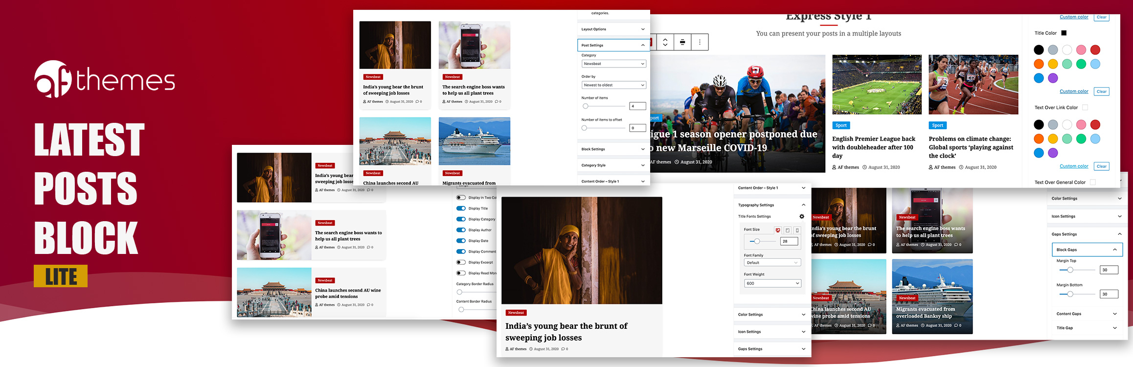 Latest Posts Block – Dynamic Posts Grid, Posts List, Posts Tile with Stunning Layouts for WordPress Blogs & Pages