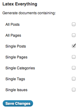 The options page.