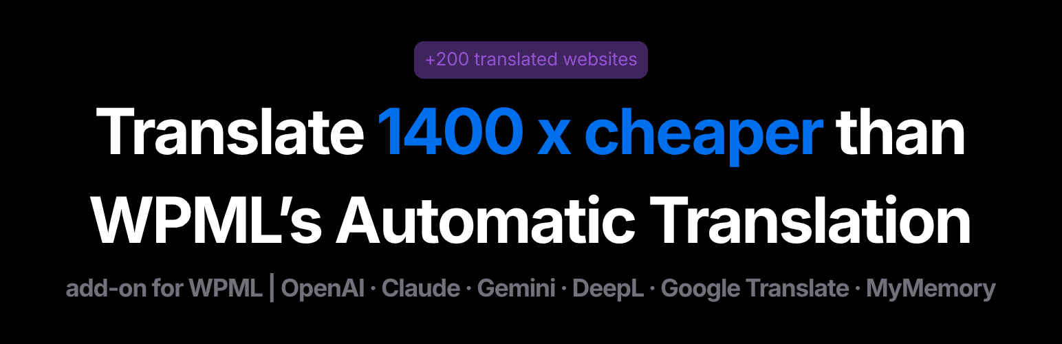 LATW AI Translation for WPML