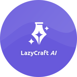 Lazycraft AI – Content Generator, Writing Assistant & Image Editor logo