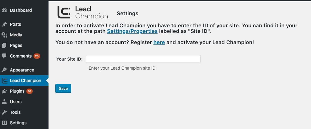 Lead Champion